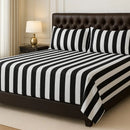 Luxury Black & White Striped (3 pcs)