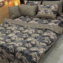 Decorative Printed Bedspread with Pillow & Cushion Covers – 7 Pcs