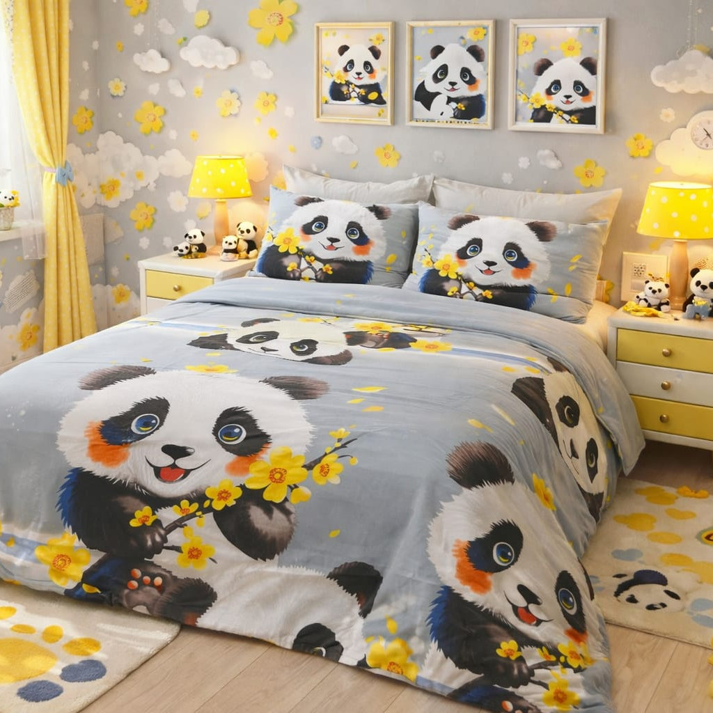 Panda Design Kids Bed-Sheet