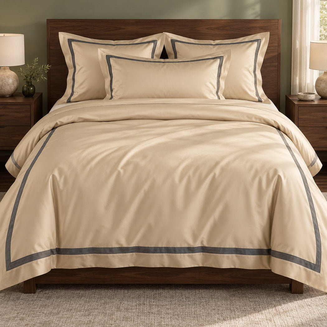 Timeless Two Tone Duvet Set