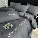 Embroidery Duvet Set (Love My Family & Home) - myhomestore.com.pk