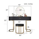 Makeup Dressing Table with 1 Sliding Drawer - myhomestore.com.pk