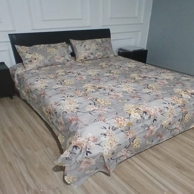 Printed Bedsheet  leaf