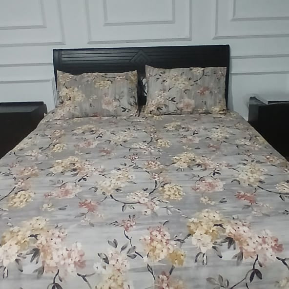 Printed Bedsheet  leaf