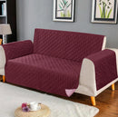 Pinsonic Quilted Sofa Cover (maroon ) - myhomestore.com.pk