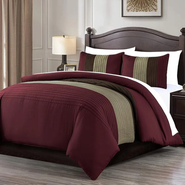 Luxury pleated Duvet Set