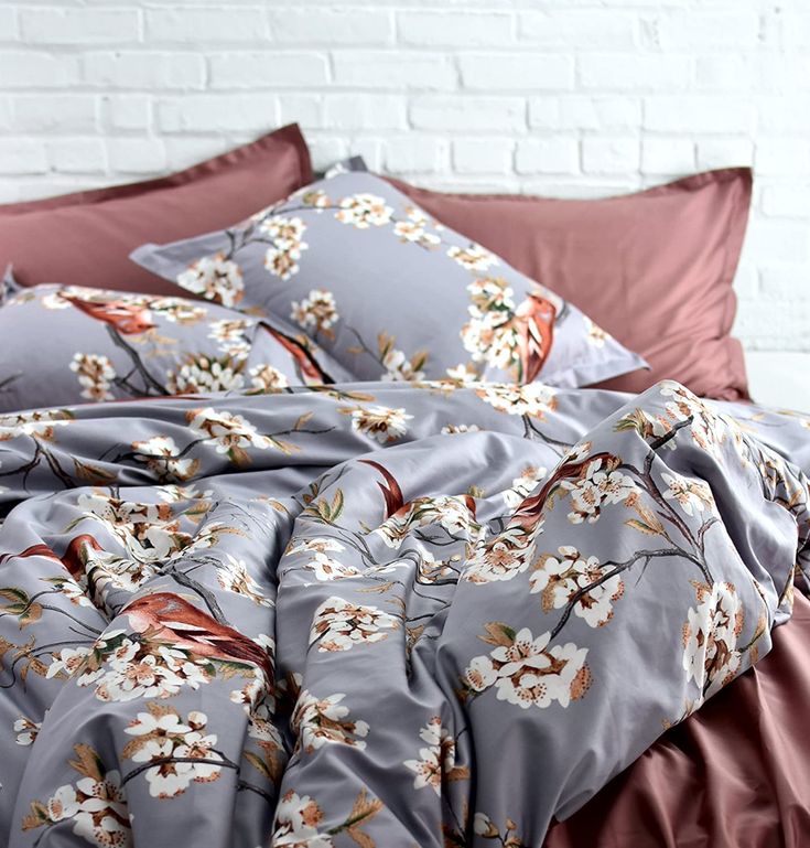 Windflower Bedding Bloomfield Floral Duvet Cover Set