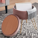 Upholstered Storage Ottoman - myhomestore.com.pk