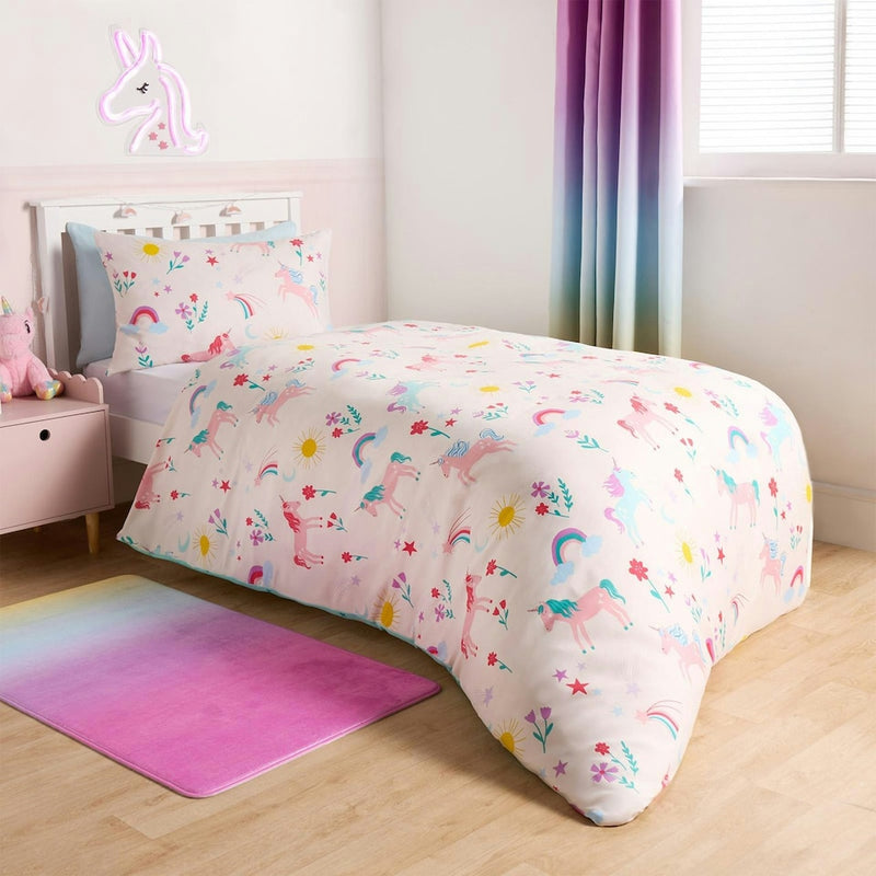 UNICORN Printed Bedsheet (3pcs)