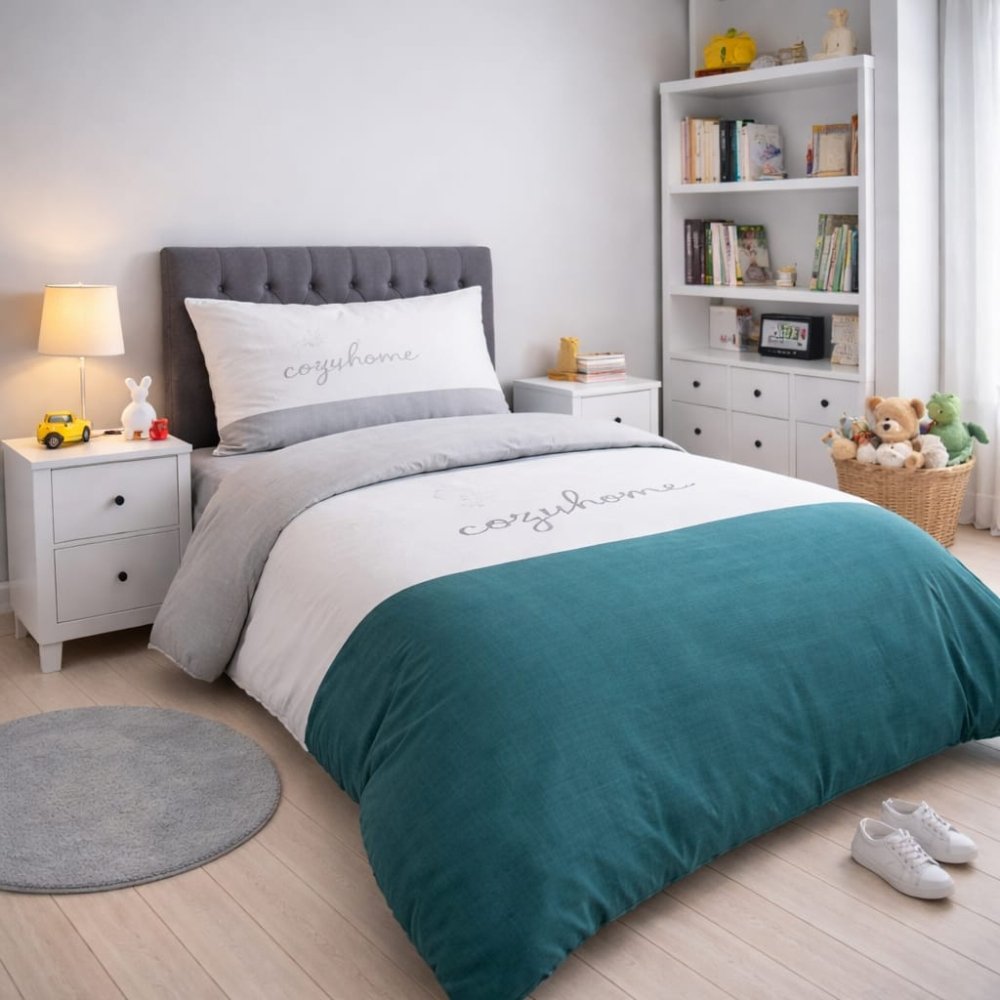 Abstract Glitch Bed - sheet For Kids - myhomestore.com.pk