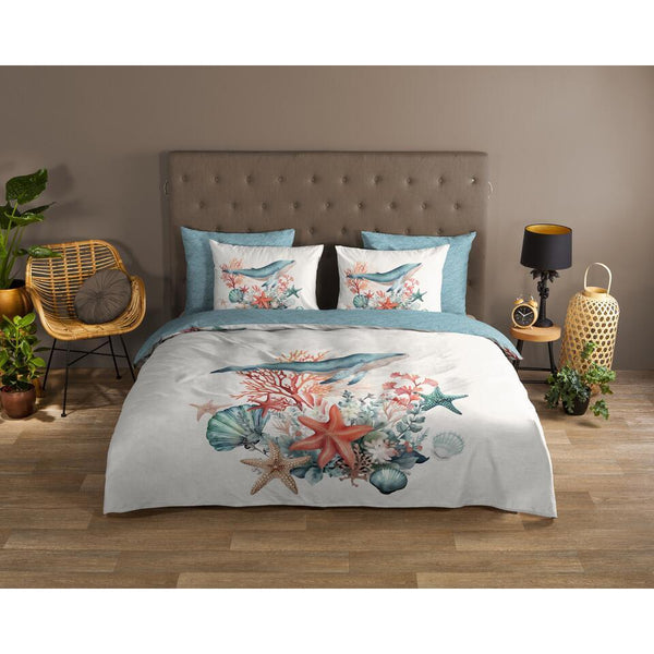 Dolphin Printed Bedsheet (3pcs)