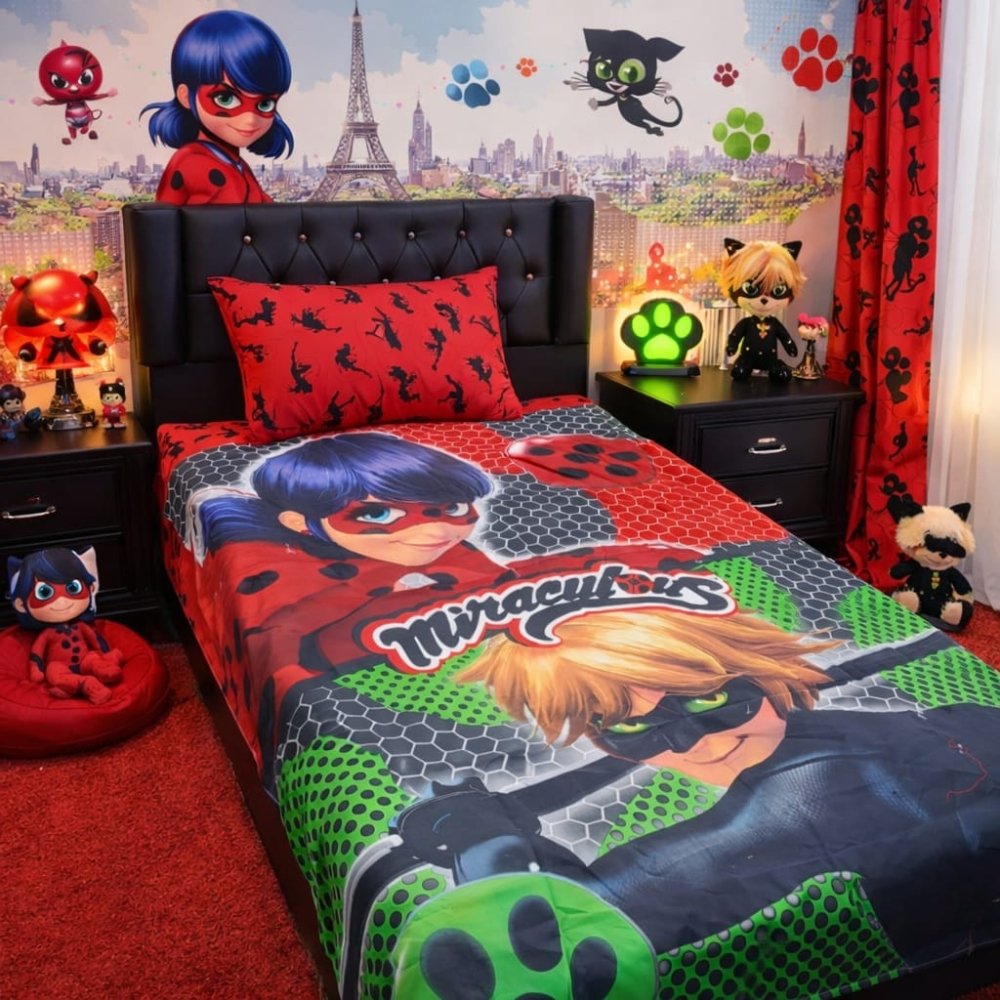 Animated Character Kids Bed - sheet - myhomestore.com.pk