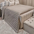 Ari Mink Luxury Quilted Velvet Bedspread King