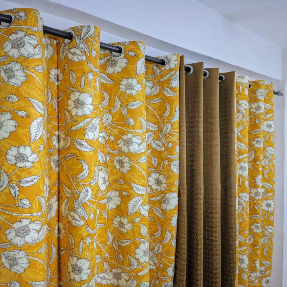 Artisan Stripe Cotton Duck Curtains - myhomestore.com.pk