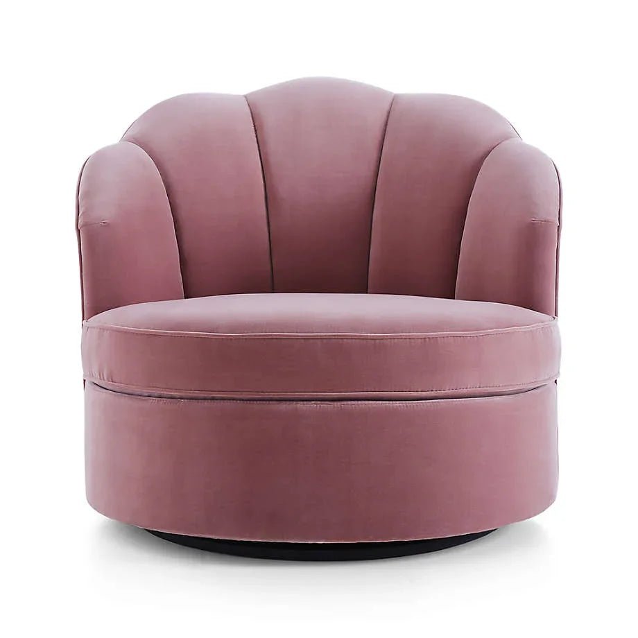 Avery Dusty Mauve Velvet Chair - myhomestore.com.pk