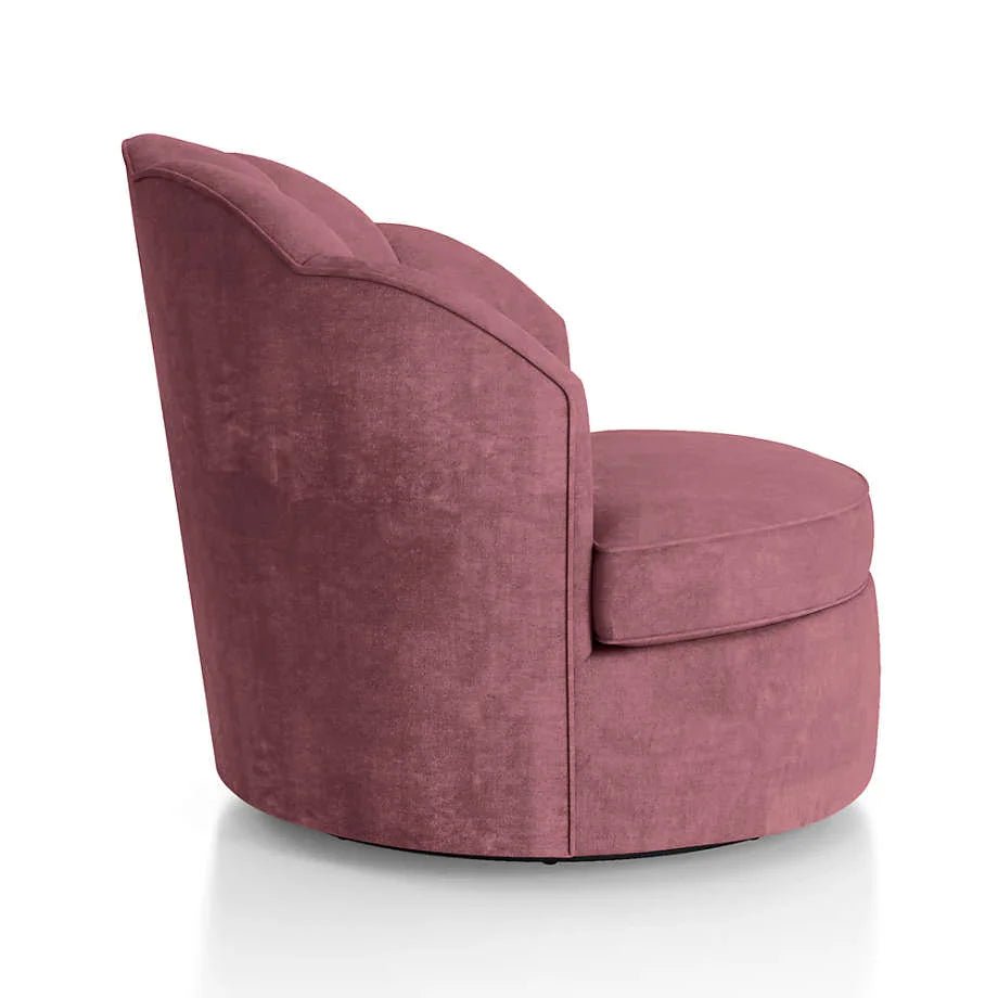 Avery Dusty Mauve Velvet Chair - myhomestore.com.pk