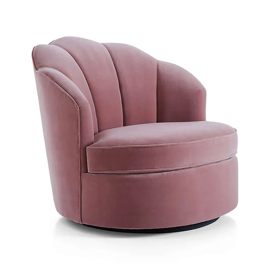 Avery Dusty Mauve Velvet Chair - myhomestore.com.pk