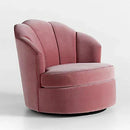 Avery Dusty Mauve Velvet Chair - myhomestore.com.pk