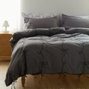 Lacey Bows Embroidery Duvet Set - myhomestore.com.pk