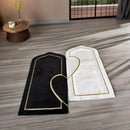 Personalized Prayer Mat Set with Heart Design( embroidered) - myhomestore.com.pk