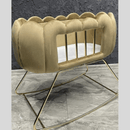 BABY CRADLE CHESTER VELVET TUFTED BASSINET - myhomestore.com.pk