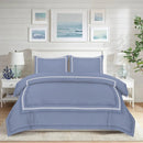 Baratta Comforter Set (Sky Blue with White Bratta Stitch) - myhomestore.com.pk