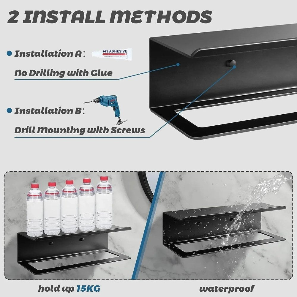 Bathroom Towel Rack Shelve - myhomestore.com.pk
