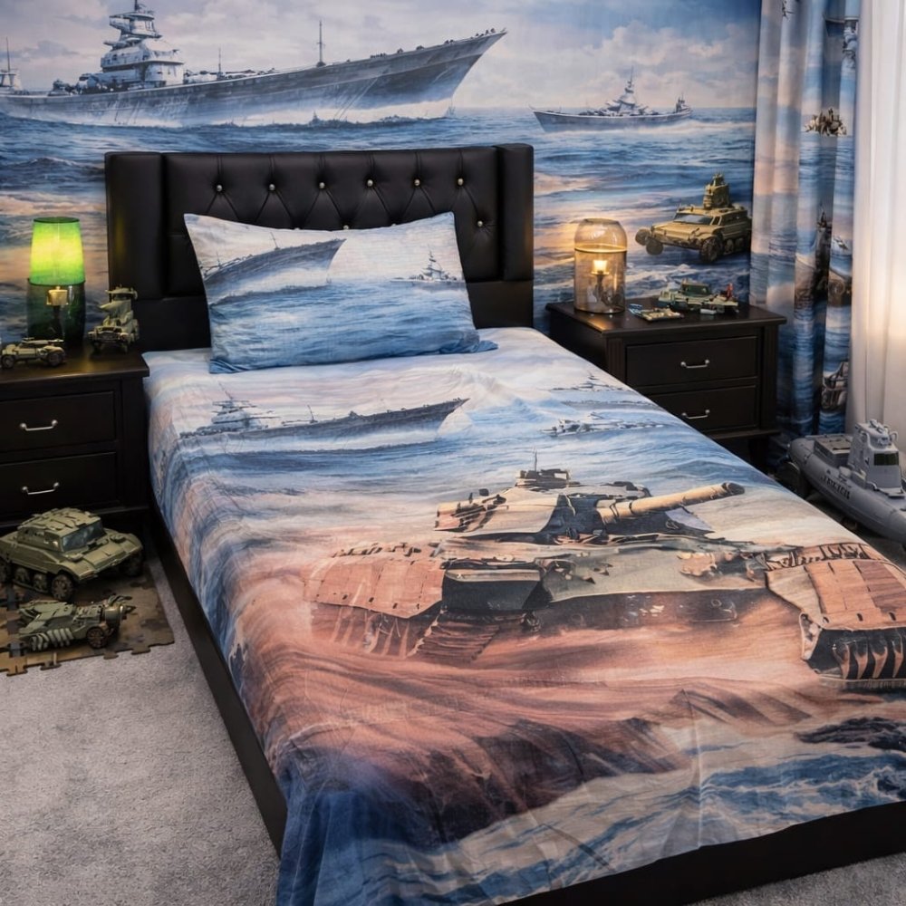 Battle on the Waves kids Bed - sheet - myhomestore.com.pk