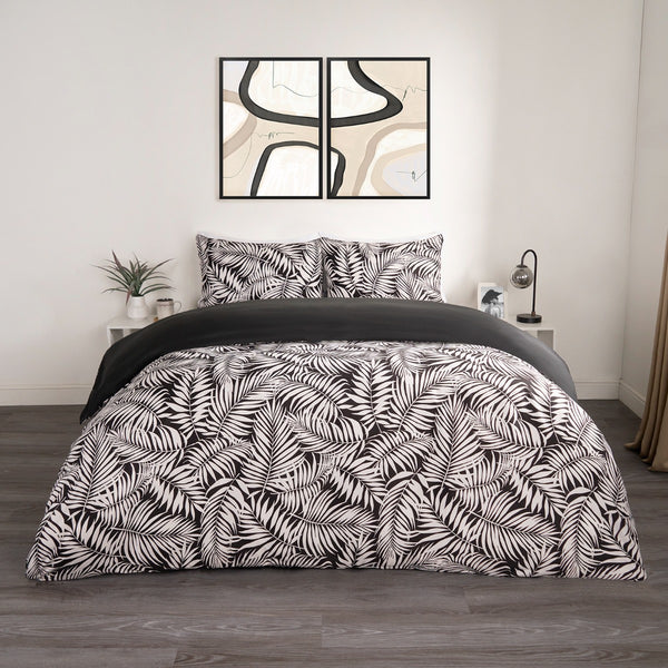 Tropical Leaf Printed Bedsheet