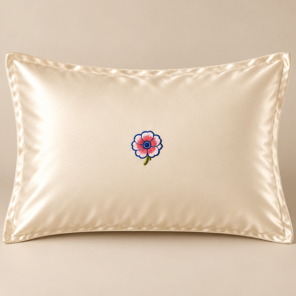 Beige Cream Floral Embroidered Bedding Set - myhomestore.com.pk