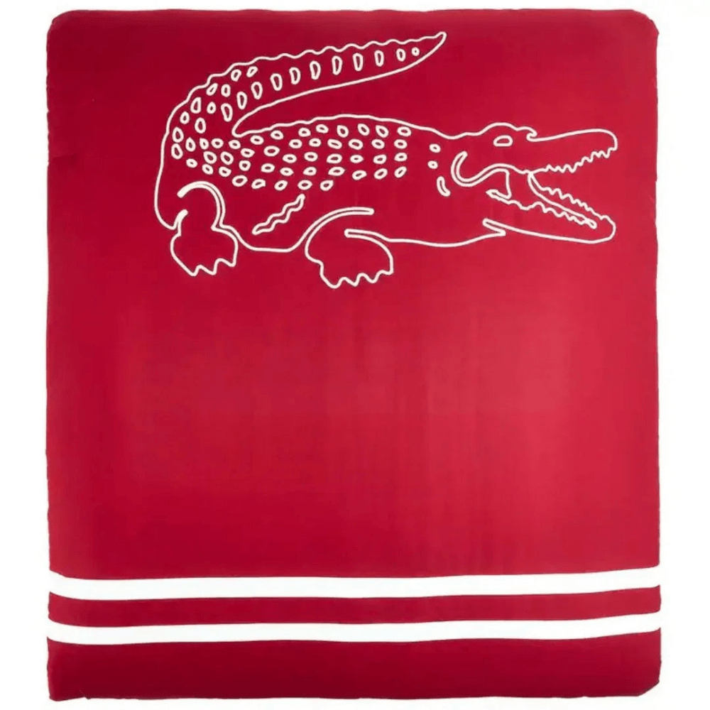 Big Lacoste Embroidery Duvet Set - myhomestore.com.pk