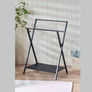 Black Folding Towel Rack - myhomestore.com.pk