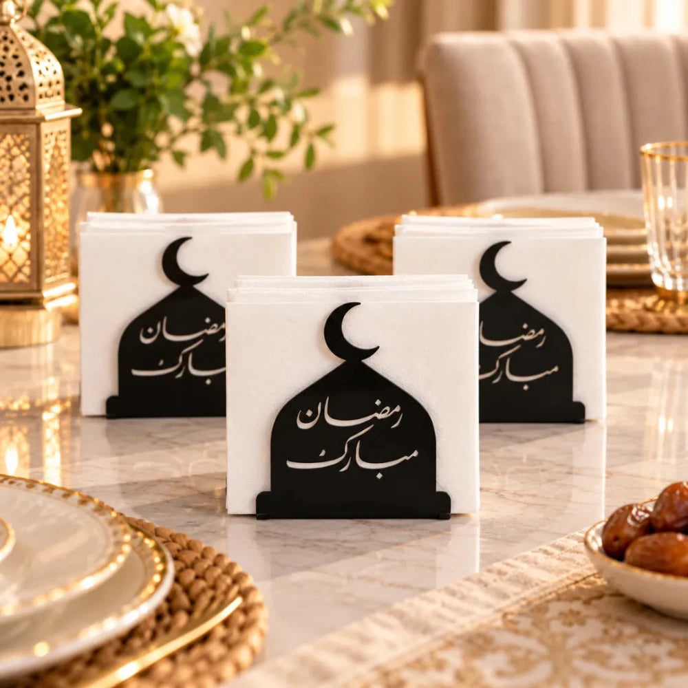 Black Napkin Holder, Dining Table Accessories - myhomestore.com.pk