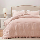 Blush Ruffle Comforter Set - myhomestore.com.pk