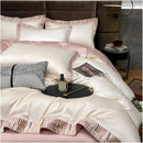Border Line Embroidery Duvet Set - myhomestore.com.pk