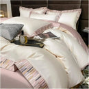 Border Line Embroidery Duvet Set - myhomestore.com.pk