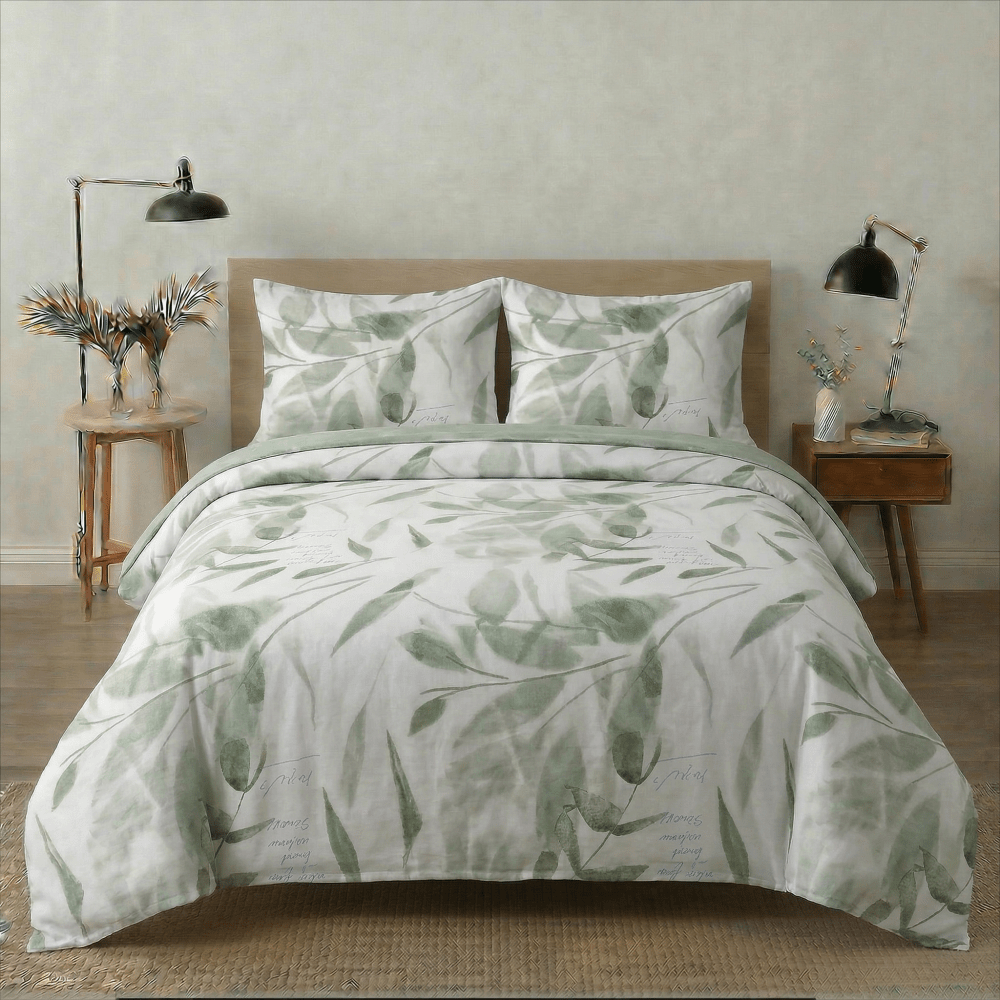 Botanics Print Bedsheet – King Size - myhomestore.com.pk