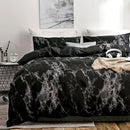 Breathable Marbled Pattern Digital Printed Duvet Set - myhomestore.com.pk