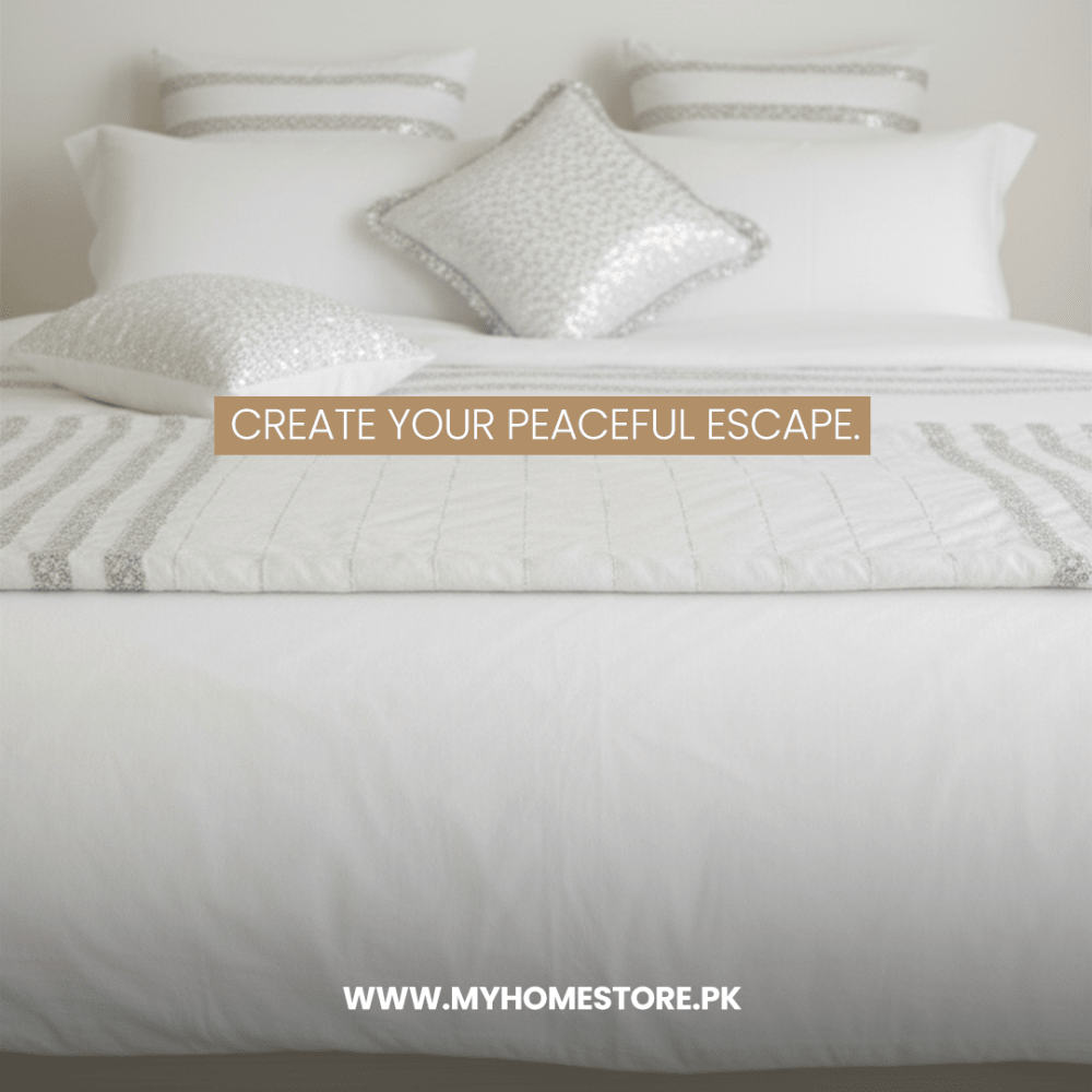 Bridal Bedding Duvet Cover Bardot Oyster - myhomestore.com.pk