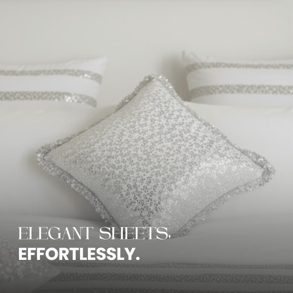 Bridal Bedding Duvet Cover Bardot Oyster - myhomestore.com.pk