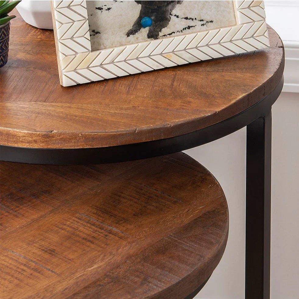 Brown MDF Sheet Nesting Table - myhomestore.com.pk