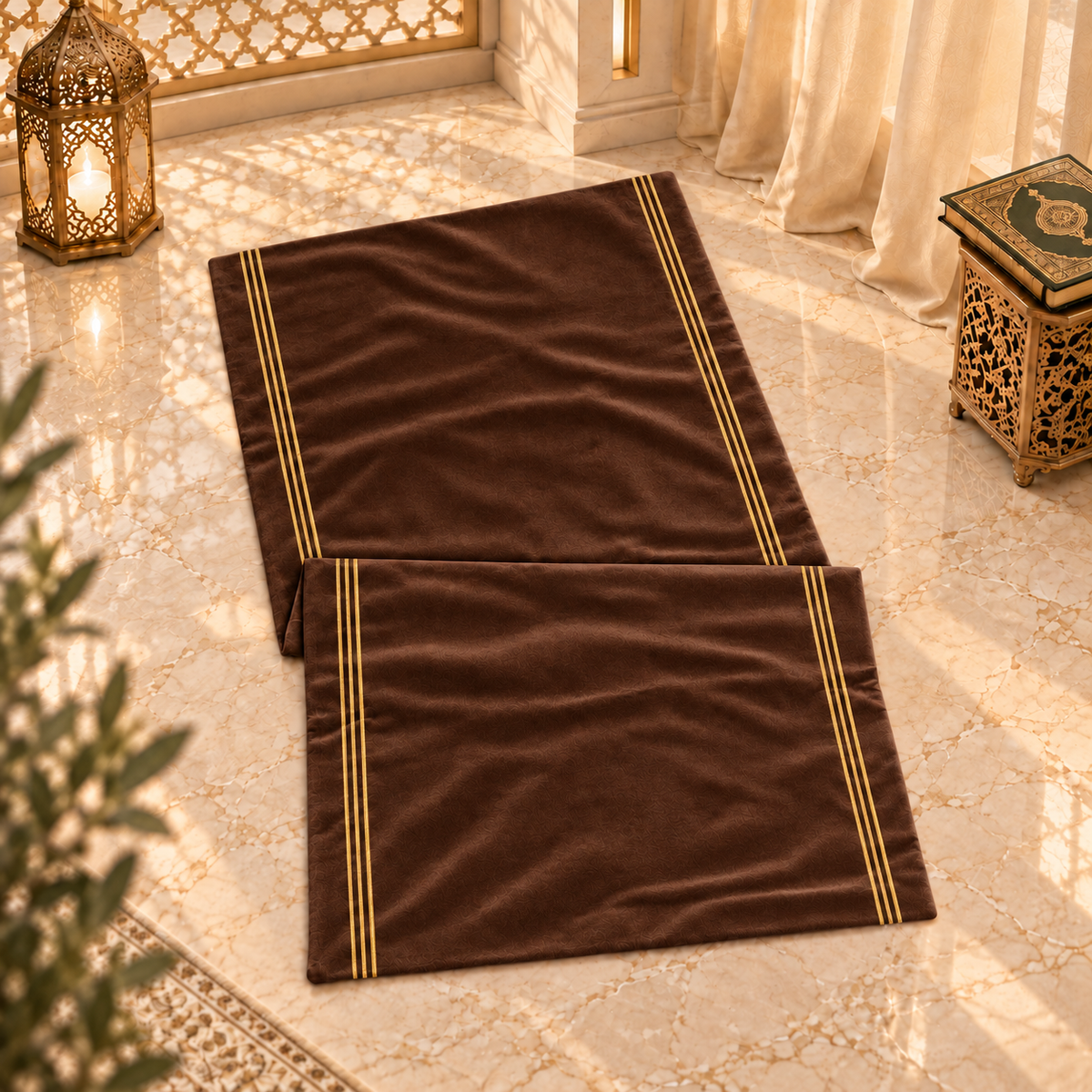 Luxury Baratta Line Velvet Prayer Mat