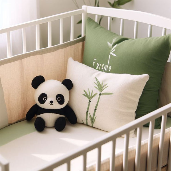 Bamboo Leaf Baby cot set