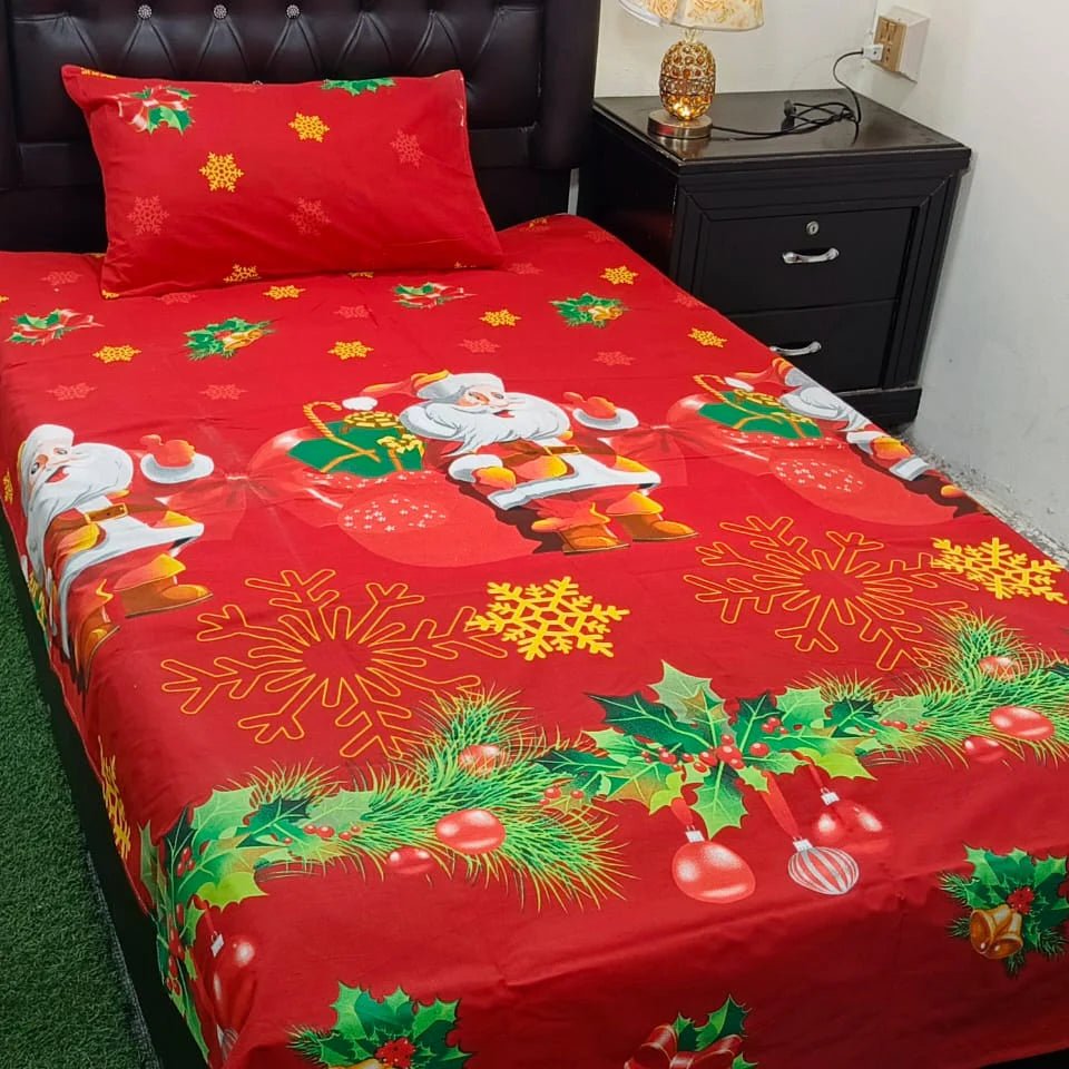 Christmas Kids Bed - sheet - myhomestore.com.pk
