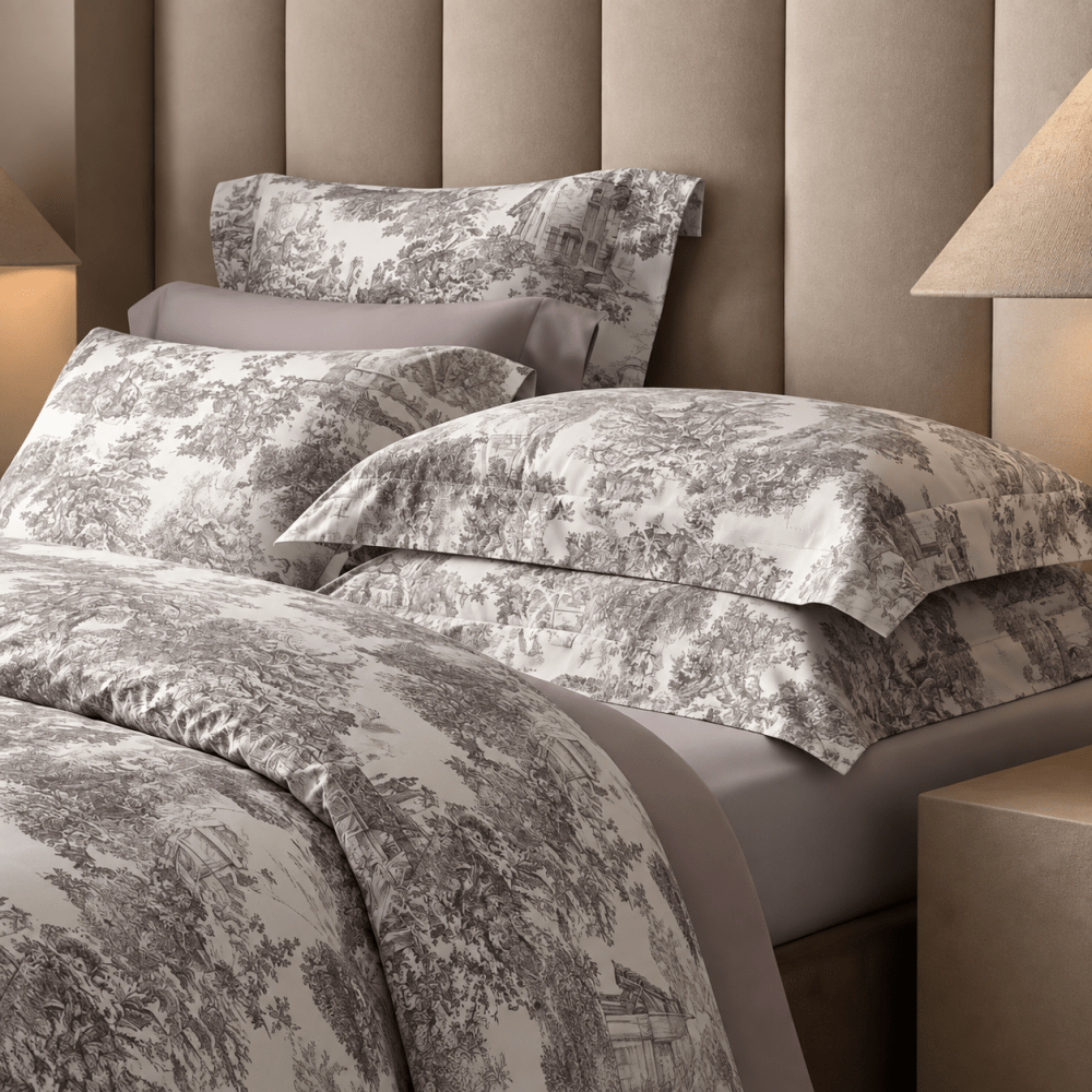 Classic Countryside Toile Printed Duvet Set – Luxury Bedding - myhomestore.com.pk