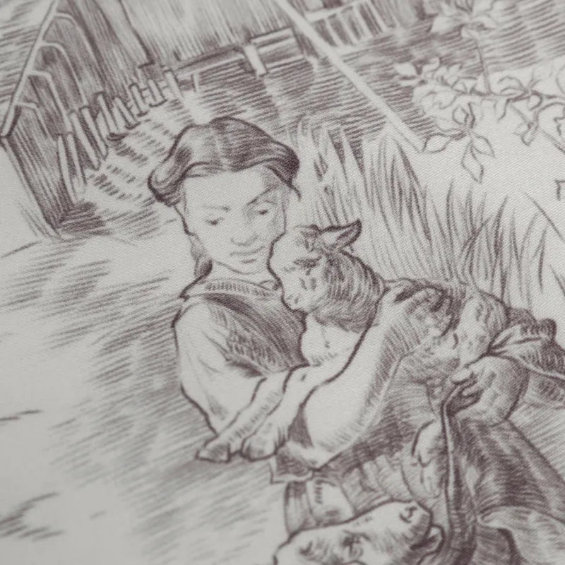 Classic Countryside Toile Printed Duvet Set – Luxury Bedding - myhomestore.com.pk