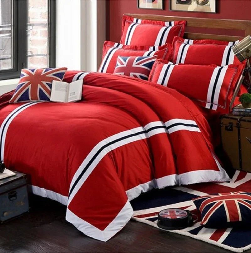 Classic Oxford Style Duvet Set – Timeless Elegance & Comfort - myhomestore.com.pk
