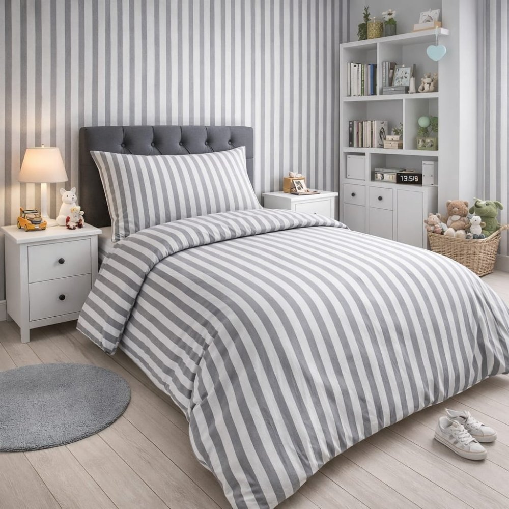 Classic Stripes Kids Bed - sheet - myhomestore.com.pk
