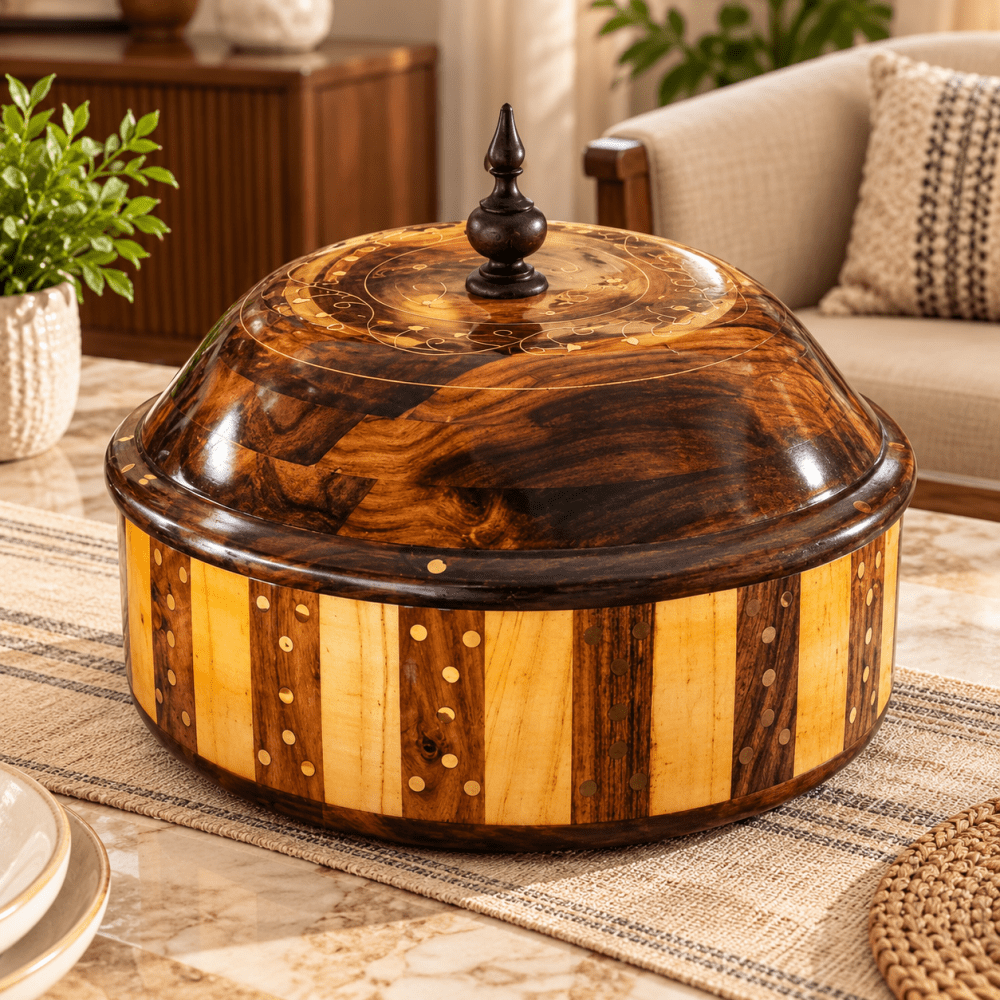 Classic Wooden Hot Pot - myhomestore.com.pk