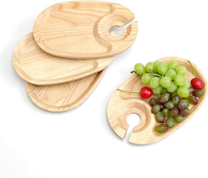 Cocktail Appetizer Plates with Glass Holder - myhomestore.com.pk